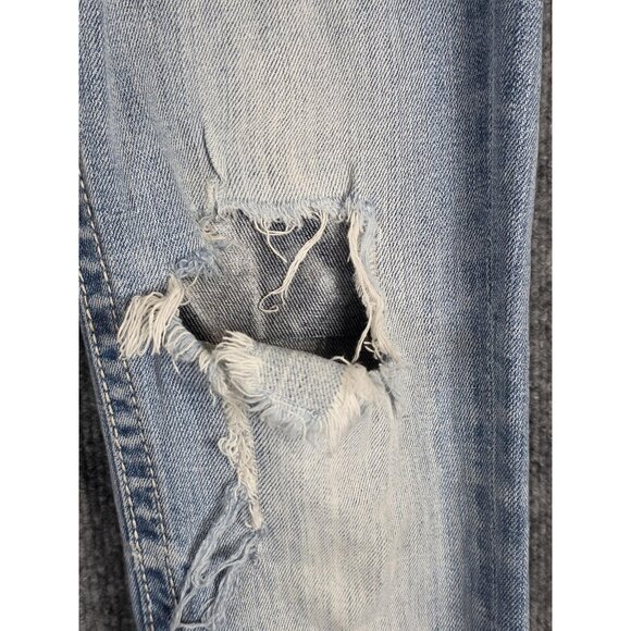 Miss Me Jeans Womens 27 Medium Blue Sunny Skinny Distressed Ripped Denim Pants - Picture 2 of 11